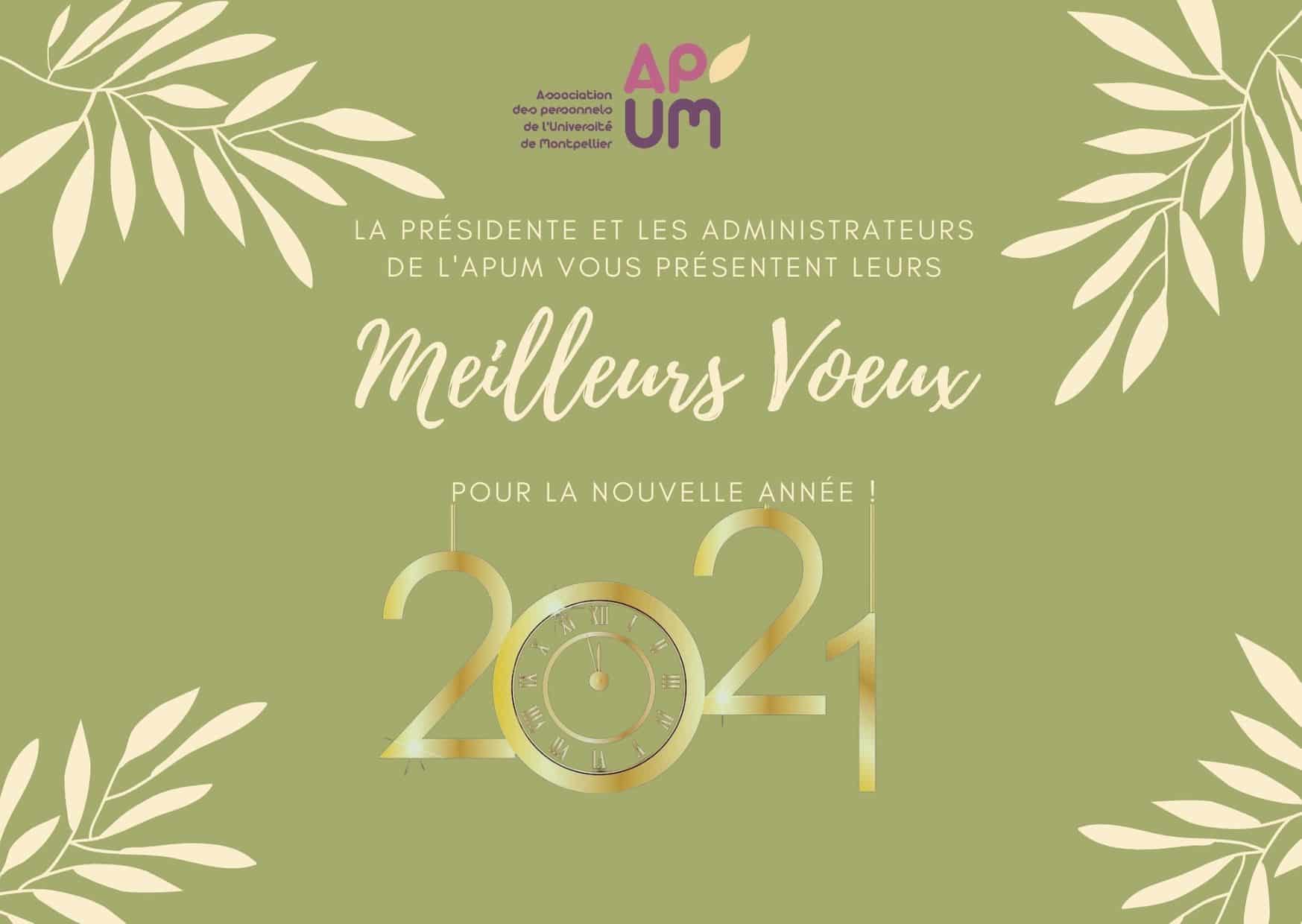 VOEUX 2021 APUM