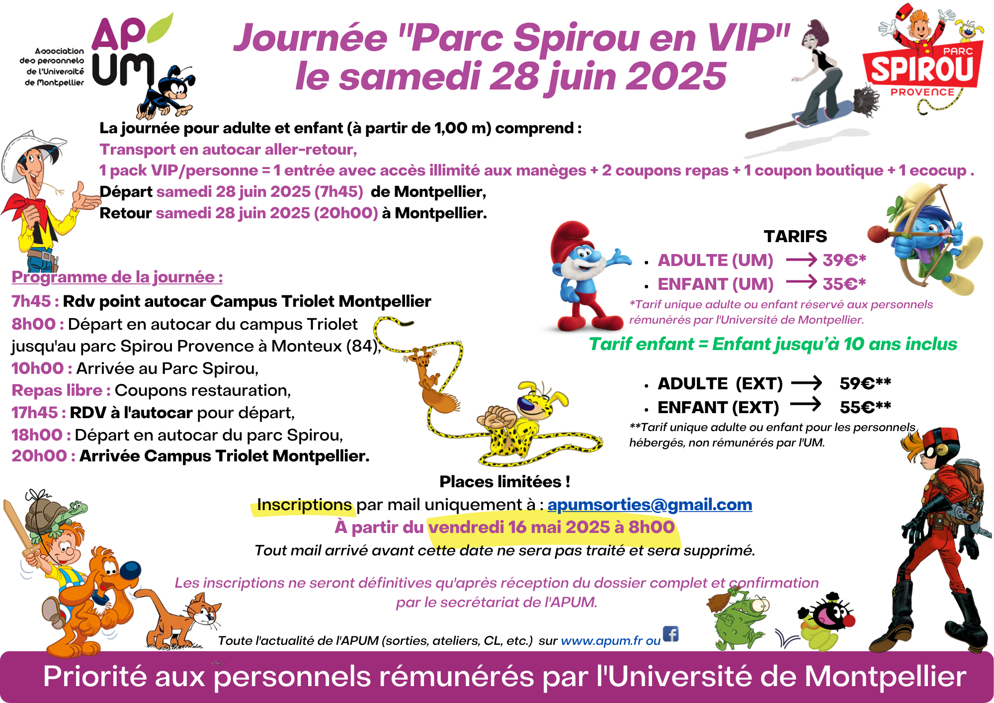 JOURNEE VIP PARC SPIROU 28-06-25
